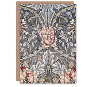 Artery8 William Morris Art Card Honeysuckle Pattern Art Nouveau