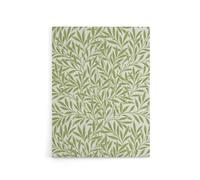 Artery8 Willow Leaves Bright Pattern Canvas Wall Art Print 18X24 Artwork By W. Morris : Botanical Leaf Design For Hallway Study Or Garden Room Adding Subtle Natural Character