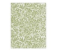 Artery8 Willow Leaves Bright Pattern Large Wall Art Poster Print 18X24 Inch Artwork By W. Morris : Botanical Leaf Design For Hallway Study Or Garden Room Adding Subtle Natural Character