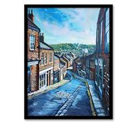 Artery8 Winding Road Barnsley South Yorkshire Painting Living Room Artwork Framed Wall Art Print A4