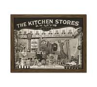 Artery8 Window Display Levis Murray Street Hobart Tasmania 1935 Artwork Framed Wall Art Print 18X24 Inch