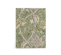 Artery8 Windrush Floral Filigree Pattern Morris Vintage Canvas Wall Art in Green | Size: W18" x H24" Artery8 Green W18" x H24"