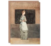 Artery8 Winslow Homer Art Card Teacher with Blackboard Watercolour