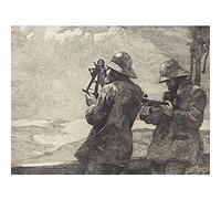 Artery8 Winslow Homer Eight Bells Art Print Canvas Premium Wall Decor Poster Mural