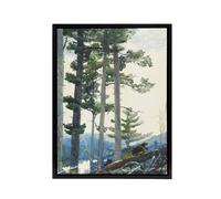 Artery8 Winslow Homer Old Settlers Framed Canvas Wall Art Print | Size: W12" x H16" Artery8 Multicolor W12" x H16"