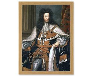 Artery8 Wissing Portrait King William III England Orange Painting Artwork Framed A3 Wall Art Print