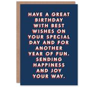 Artery8 With Best Wishes On Your Special Day For Him Birthday Card