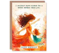 Artery8 Birthday Greeting Card Dancing with Daughter Red Head Ginger For Mum
