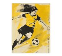 Artery8 Womens Girls Football Fan Soccer Goal Footie Living Room Extra Large XL Wall Art Poster Print