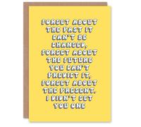 Artery8 Greeting Card Forget About Present Didn't Get You One For Her Sister Daughter Niece Granddaughter Woman Birthday Card