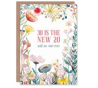 Artery8 Happy Flowers 30 New 20 Said No One Funny For Her Daughter Sister Friend Woman Birthday Greeting Card
