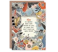 Artery8 Women's Mother's Day Funny Don't Have Ugly Child Adult Humour Joke Fun Mum Greeting Card Artery8 Multicolor