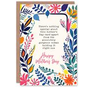 Artery8 Women's Mother's Day Sincere Gorgeous Woman Sweet Mum Greeting Card Artery8 Multicolor