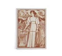 Artery8 Work for Women Exhibition Poster Canvas Wall Art Print Jan Toorop in Brown | Size: W12" x H16" Artery8 Brown W12" x H16"