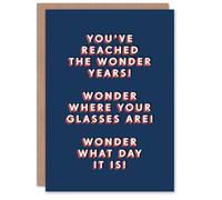 Artery8 You Have Reached Wonder Years Old Age Joke For Him Birthday Card