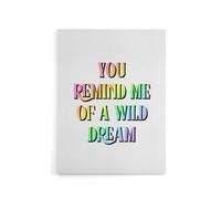 Artery8 You Remind Me Of A Wild Dream Bright Colourful Canvas Wall Art Print | Size: W18" x H24" Artery8 Multicolor W18" x H24"