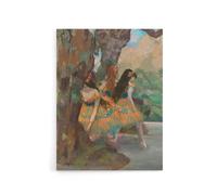 Artery8 Young Ballet Dancers On Stage Degas Vintage Canvas Wall Art | Size: W18" x H24" Artery8 Multicolor W18" x H24"