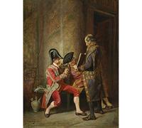 Artery8 Zamacois Y Zabala The Musicians Music Antechamber Painting Unframed Wall Art Print Poster Home Decor Premium