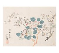 Artery8 Zhengyan Shi Zhu Zhai Flower Plant Chinese Painting Unframed Wall Art Print Poster Home Decor Premium