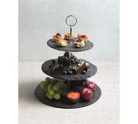 ARTESA 3 TIER SLATE SERVING STAND 28.5x34.5cm