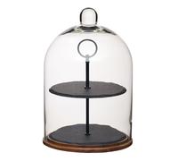 Artesa Appetiser 2-Tier Serving Dome, Christmas or Party Serveware & Tableware in Clear Artesa Clear