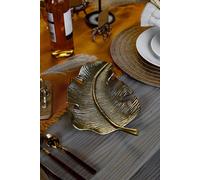 Artesa Cast Aluminium Gold Leaf Plate Artesa Gold