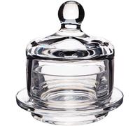 Artesà Glass Butter Dish, Small Cloche Holder with Lid for Serving Butter,...