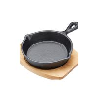 Artesa Mini Cast Iron Frying Pan, 20x15x2cm, Gift Boxed in Mid Grey | Size: 20 x 15 x 2 cm Artesa Mid Grey 20 x 15 x 2 cm