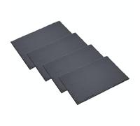 Artesa, Set of 4x Slate Placemats / Plates, 30 x 20cm, Black Slate