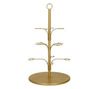 Artesa Stainless Cocktail and Nibbles Serving Tree, Gold Serving Stand, 34 x 54cm, Gift Boxed