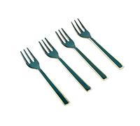 Artesà Stainless Steel Mini Serving Fork Set, 4 Pieces, Gift Boxed