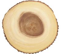 Artesà Wooden Log Slice Cheese Board, Serving Platter for Cakes, Desserts, Grazing and Buffets, 30cm (11.8''), Brown, Wood