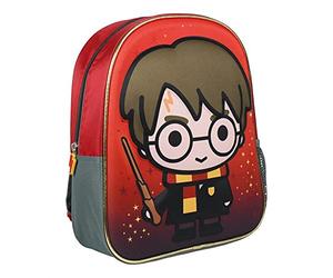 Artesania Cerda Mochila Infantil 3d Harry Potter Children's Backpack, 31 cm, Red (Rojo)