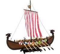 Artesanía Latina - Wooden Ship Model Kit - Nordic Sailboat, Drakkar Viking - Model 19001N, 1:75 Scale - Models to Assemble - Initiation Level