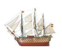 Artesanía Latina 22905-N. Wooden Ship Model. Spanish Vessel Santa Ana Trafalgar 1805 1:84 Scale. Model Building Kit