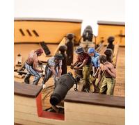 Artesanía Latina Set of 10 Naval Gunners Figures 1700-1815, Metal, Scale 1:48, 20-25 mm, Unpainted