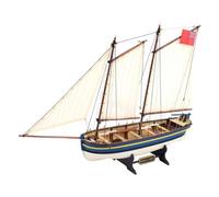 Artesania Latina - Wooden Model Ship Kit - Captain's Longboat HMS Endeavour - Model 19005, Scale 1:50 - Scale Models for Assembling - Initiation Level