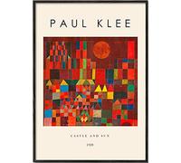 Artesta Castle and Sun Exhibition Paul Klee Art Print 20x30cm