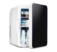 ARTETHYS Mini Fridge for Bedrooms 10L Compact Car Fridge Mini Refrigerator with System Cooler and Warmer for Home Office, 220V AC/12V DC, Black