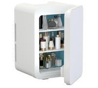 ARTETHYS Mini Fridge for Bedrooms 20L Small Car Fridge Mini Refrigerator with System Cooler and Warmer for Home Office, 220V AC/12V DC, White