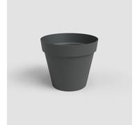 Artevasi Capri, Round Plastic Pot, 40Cm, Color: Anthracite
