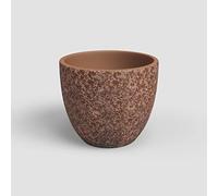 Artevasi Héstia Pot, Flowerpot, Decorative pot, Complex texture, Handmade Ceramic, Color Terracotta, 20cm
