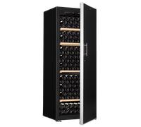 Artevino Oxygen - 230 bottles - 1 zone - Solid door - Black - Left-hung