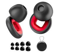 Artevive High Fidelity Concert Earplugs - 27 dB Wind Noise & Ringing Reduction for Motorcyclists, Reusable (Red)