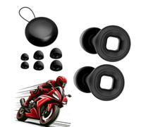 Artevive Moto Earplugs 27 db, Ultra-Comfy Reusable Noise-Reducing Earplugs for Sleep, Super Soft Reusable, Focus, Reduce Wind Noise (Black, One Size)