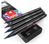 Arteza 4PC Real Brush Pens Elephant Gray A130 in Grey Arteza Grey