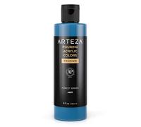 ARTEZA Acrylic Pouring Paint, 8 oz (236 ml), A601 Forest Green, High-Flow Acrylic Paint, No Mixing Needed, Paint for Pouring on Canvas, Glass, Paper, Wood, Tile, and Stones