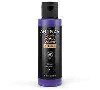 ARTEZA Craft Acrylic Paint, A403 Royal Purple, 118 ml Bottles, Water-Based, Blendable, Matte Paints for Art Outdoor Projects on Different Surfaces