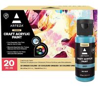 Arteza Craft Acrylic Paint Set Unique Colours: 20 x 59ml Arteza Multicolor