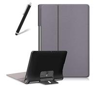 Artfeel Case for Lenovo Yoga Smart Tab/Yoga Tab 5 YT-X705F 10.1,Ultra Slim Lightweight Leather Shell Folding Stand Cover Flip Folio Magnetic Tablet Protective Case,Gray
